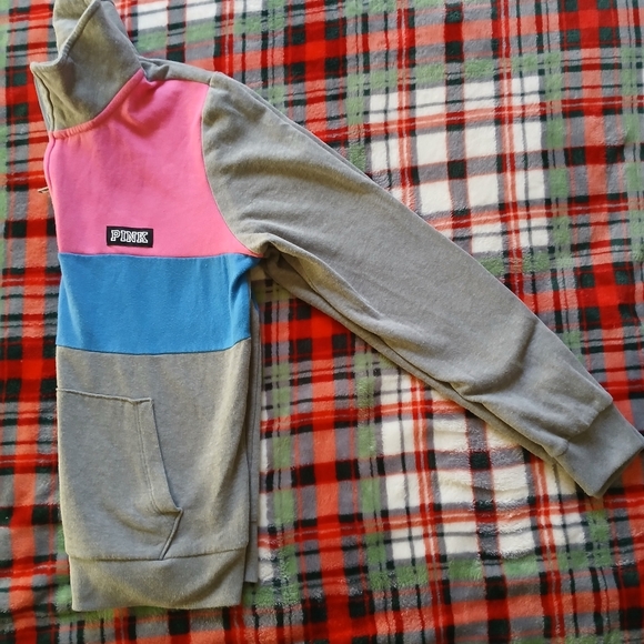 PINK Colorblock Sweatshirt - Picture 3 of 4